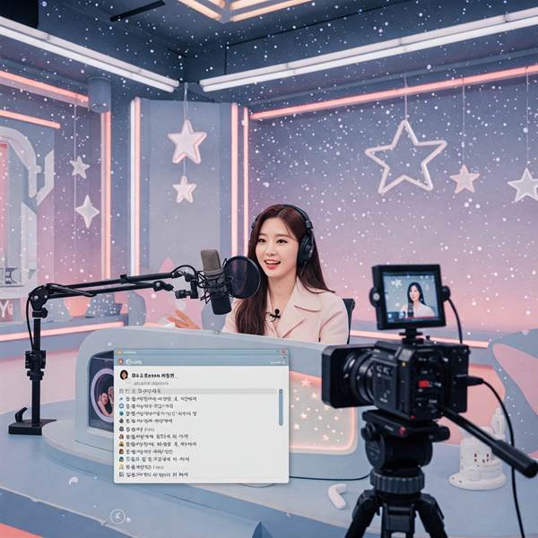 BJ야동, 여성BJ의 생방송 모습