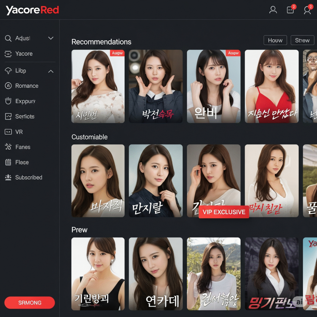 야동코리아의 추천 시스템 야동코리아의 추천 시스템