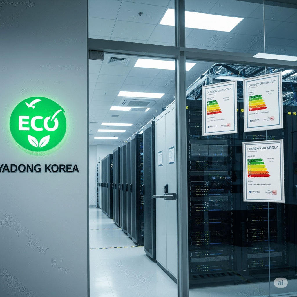 야동코리아의 친환경 서버 데이터센터
