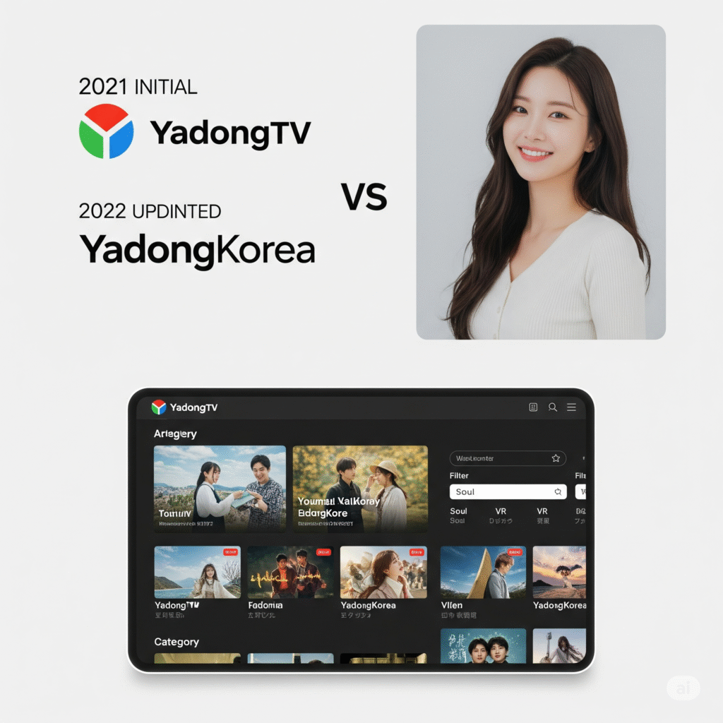 2021년 야동티비 초기 로고와 2022년 야동코리아 로고 2021년 야동티비 초기 로고와 2022년 야동코리아 로고