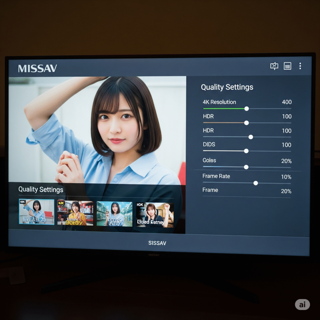 MISSAV 고화질 송출 화면