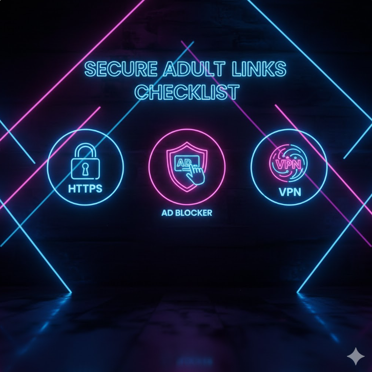 네온 스타일 보안 가이드 이미지.